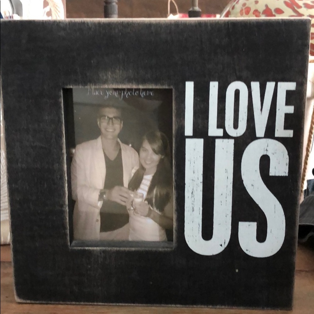 Primitives Inc “I Love Us” 4x6 Picture Frame